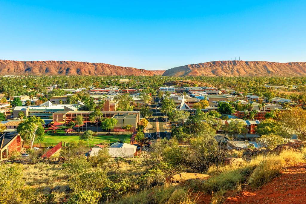 رحلات جوية من Sydney Airport Australia (SYD) إلى Alice Springs (ASP)