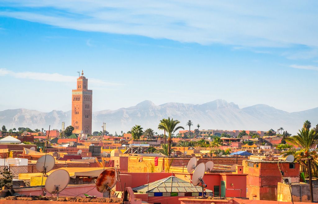 Marrakech Bd Mohamed VI إلى Marrakech Menara Airport