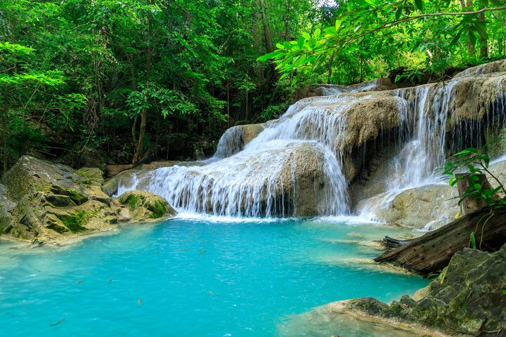 Erawan Waterfalls, Kanchanaburi, Thai waterfalls