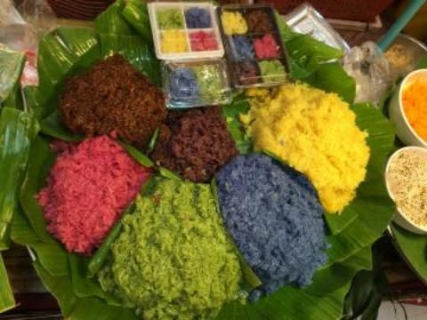 Rice of different colors